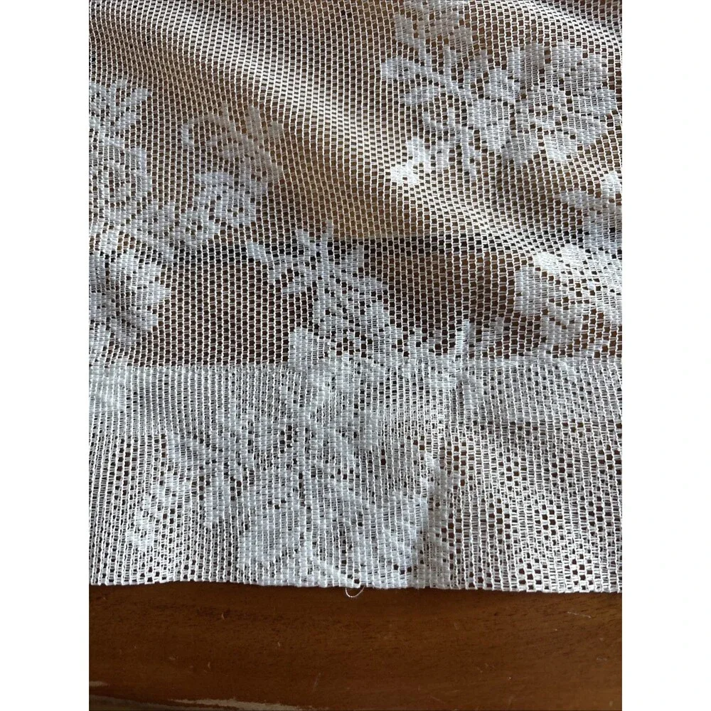 IKEA, Alvine Spets 57 X 98 One Set Of 2 Panels Lace Floral Boho Cottagecore 1999